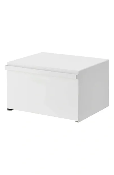 Yamazaki Steel Tower Bread Box In White