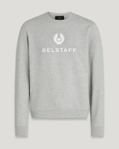 Belstaff Signature Crewneck Sweatshirt In Metallic