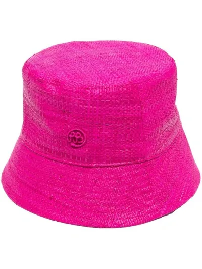 Ruslan Baginskiy Embroidered-logo Bucket Hat In Pink