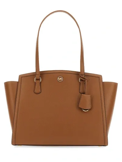 Michael Michael Kors Chantal Tote Bag In Brown