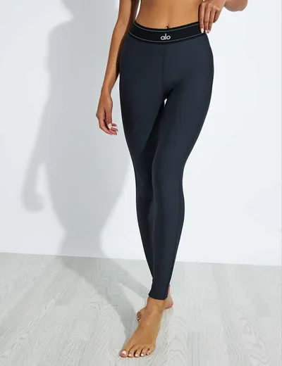 Alo Yoga Airlift High-waist Suit-up Leggings In Anthracite