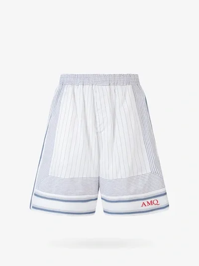 Alexander Mcqueen Bermuda Shorts In White