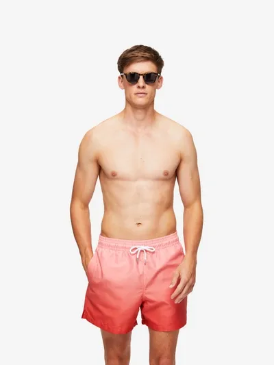 Derek Rose Maui Swim Shorts In Peach