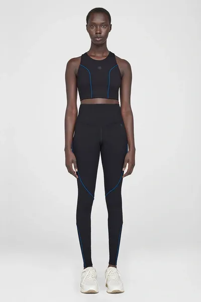 Anine Bing Bria Racer Back Top In Black