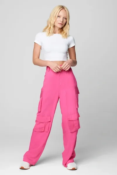 Blanknyc The Franklin Pants In Seven Wonders, Size 30 In Pink