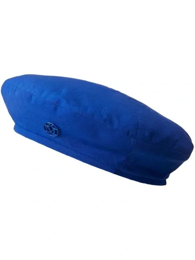 Maison Michel New Billy Basque Beret In Blue