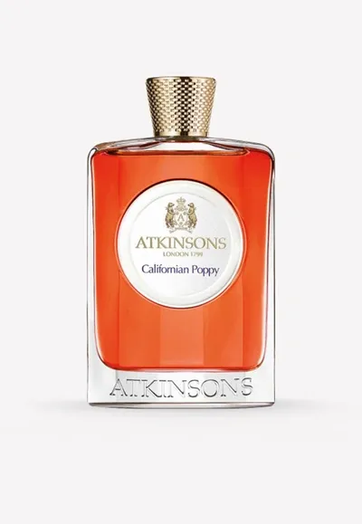 Atkinsons Californian Poppy Eau De Toilette Women 100 ml In Red