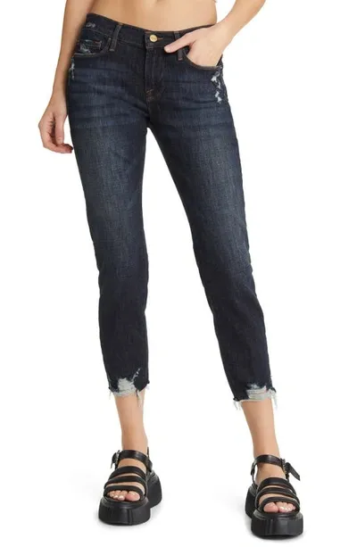 Frame Le Garcon Release Hem Crop Boyfriend Jeans In Covant