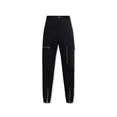 Alexander Mcqueen Cotton Joggers In Black