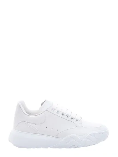 Alexander Mcqueen New Court Lace In White