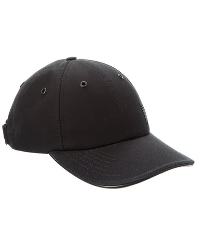 Burberry Logo Embroidered Baseball Cap In Black