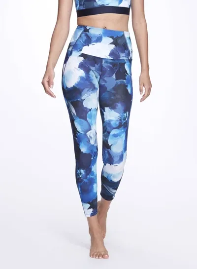 Marchesa Serena Legging Printed In Navy Multi