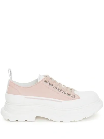 Alexander Mcqueen Tread Slick Sneakers In Powder