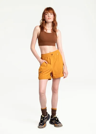 Lole Wander Shorts In Inca Gold