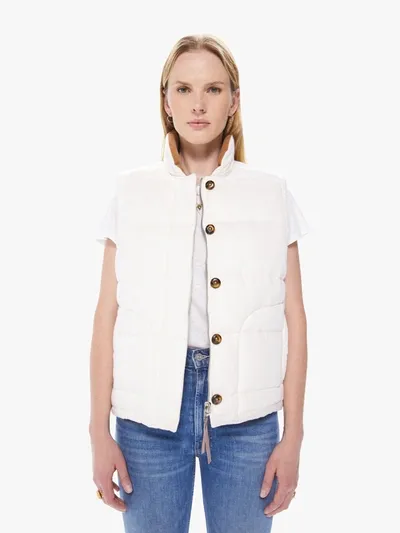 Xirena Hunter Puffer Vest Vine Jacket In Ivory