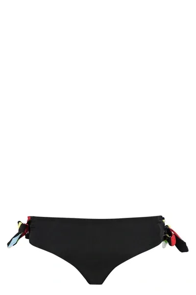 Emilio Pucci Tie Side Bikini Hipster In Black