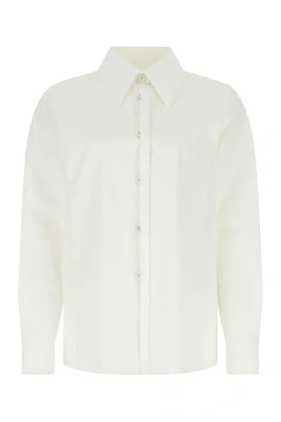 Jil Sander Womens White Cotton Shirt