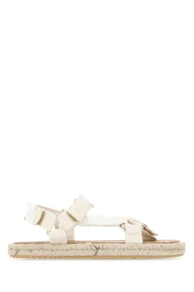 Maison Margiela Off-white Patchwork Hiking Sandals