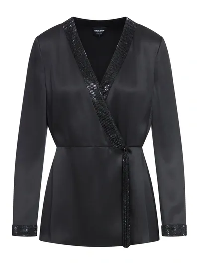 Giorgio Armani Jacket In Black