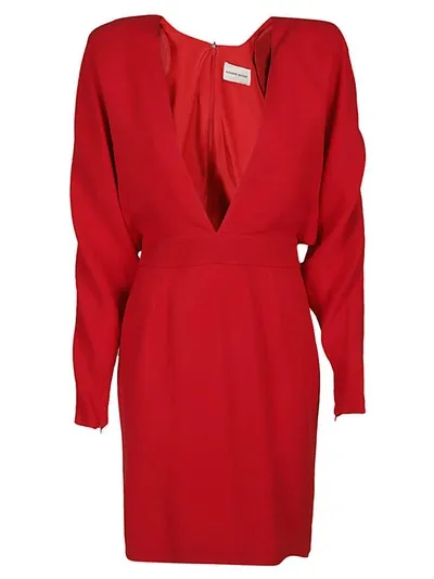 Alexandre Vauthier Mini Dress In Red