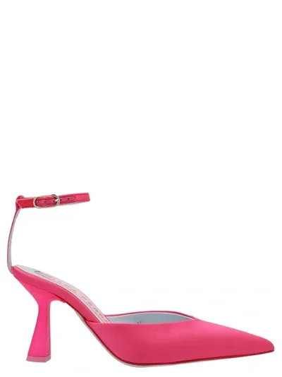 Chiara Ferragni Brand 'cf' Pumps In Fuchsia