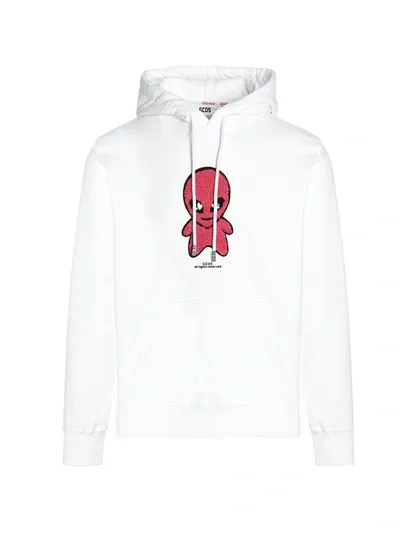 Gcds Weirdo Hoodie In White