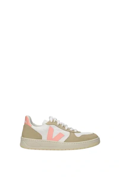 Veja Sneakers Fabric White Almond