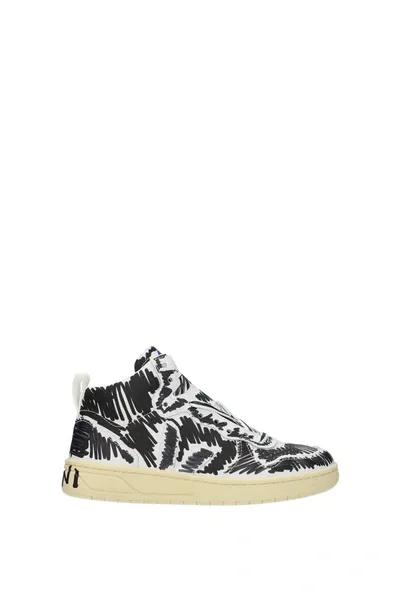 Veja Sneakers X Marni Leather Black White