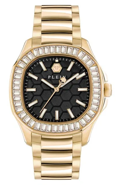 Philipp Plein Women's Spectre Lady Gold Ion-plated Bracelet Watch 38mm In Ip Yellow Gold