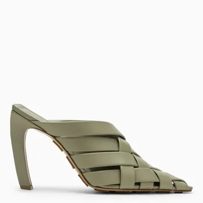 Bottega Veneta Mule Alfie Travertine In Beige