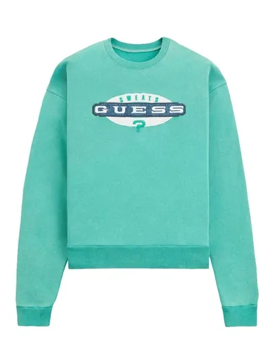 Guess Usa Vintage Logo Crewneck In Blue