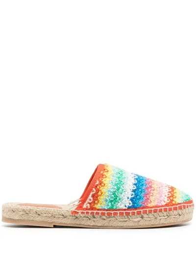 Alanui Over The Rainbow Espadrilles In Green