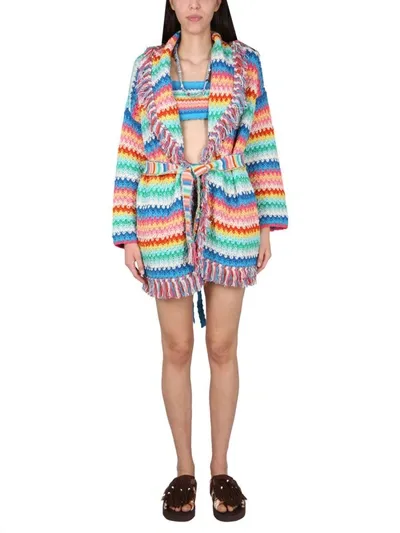 Alanui Multicoloured Cardigan Over The Rainbow In Multicolor