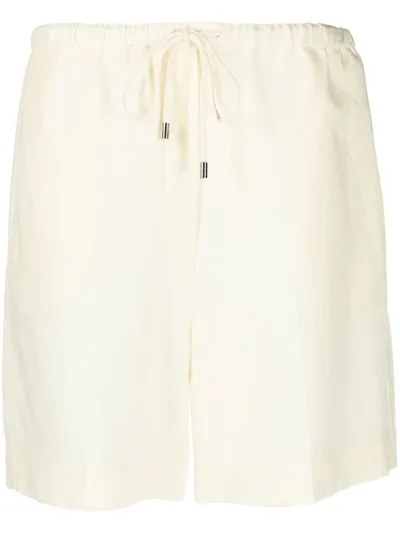 Totême Press-creased Drawstring Shorts In Neutral