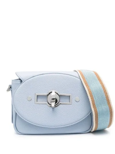 Zanellato Small Tina Daily Leather Crossbody Bag In Blue