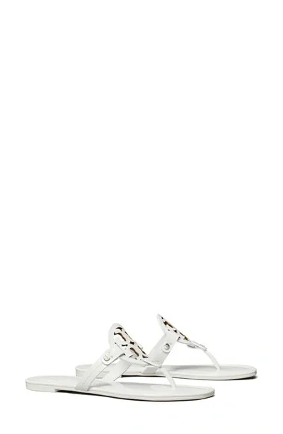 Tory Burch Miller Thong Sandals In White