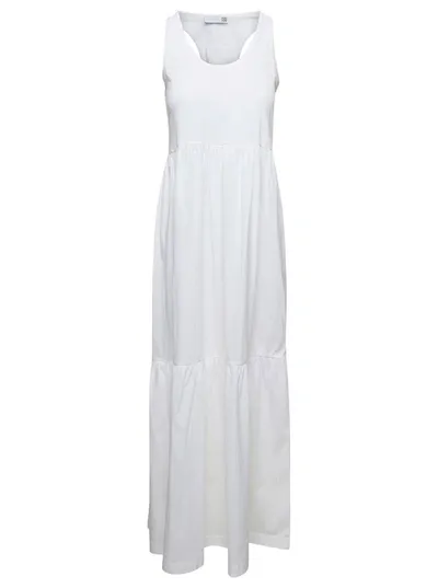 Douuod Jersey Maxi Dress In White