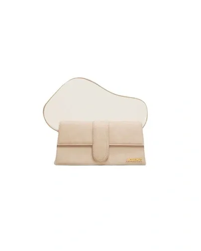 Jacquemus Le Bambino Long Shoulder Bag In White