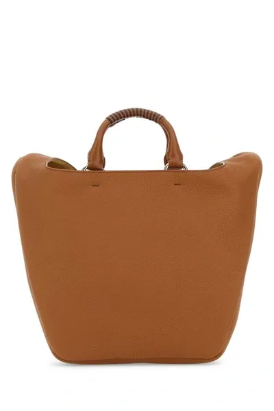 Chloé Handbags. In Camel