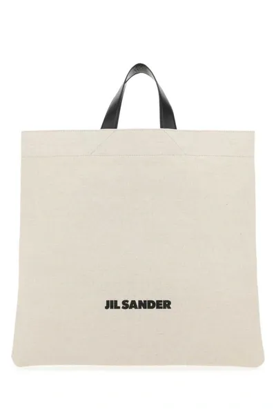 Jil Sander Handbags. In Beige O Tan