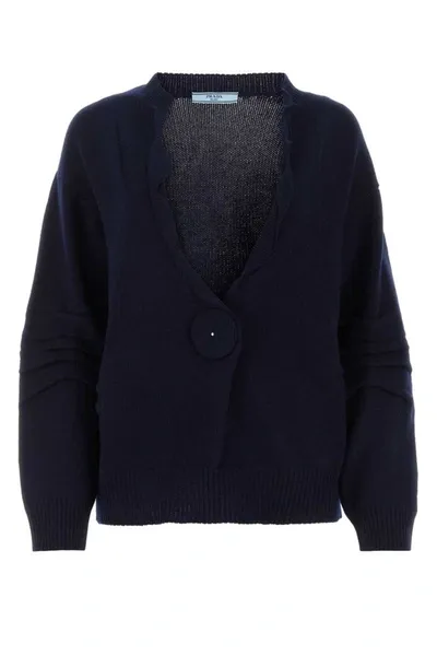 Prada Knitwear In Blue