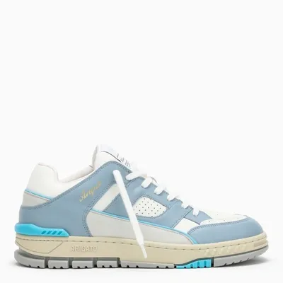 Axel Arigato Area Lo Leather Sneakers In Blue