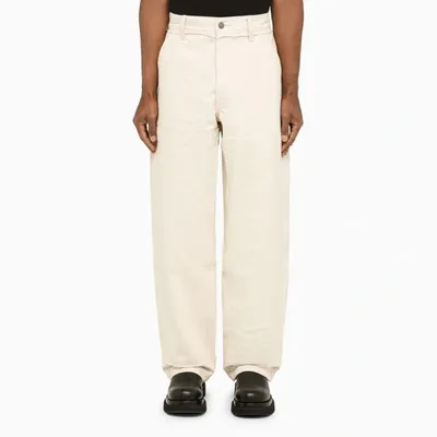 Airei Straight-leg Crinkled Stretch-nylon Trousers In White