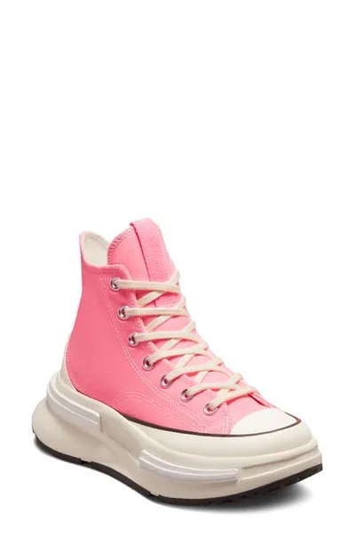 Converse Run Star Legacy Cx High Top Platform Sneaker In Electric Blush/egret