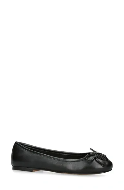 Kurt Geiger London Eagle Ballet Flat In Black