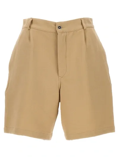 Fortela Jillian Cotton Shorts In Beige