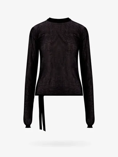 Ann Demeulemeester Top In Black