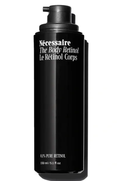 Necessaire The Body Retinol - Repair Serum With 0.1% Pure Retinol, 10% Aha + 5 Peptides 5.1 oz / 150 ml In Colorless