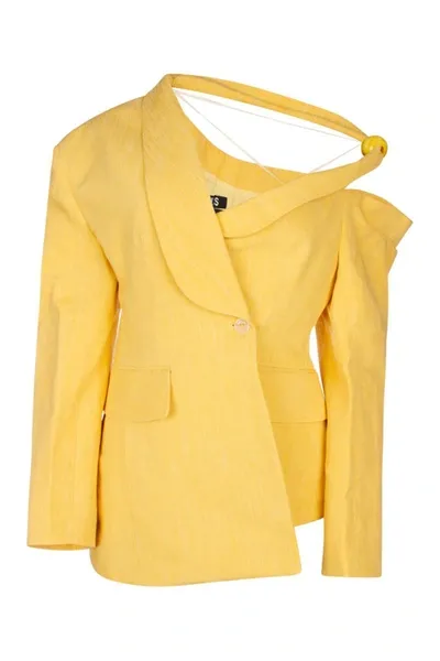 Jacquemus Jackets And Vests In Yellow