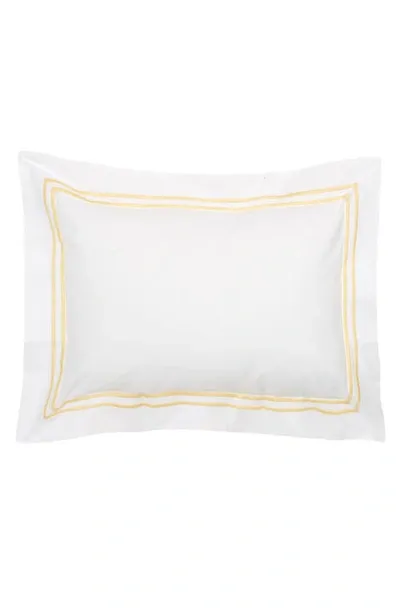 Sferra Grande Hotel Boudoir Sham In White/banana